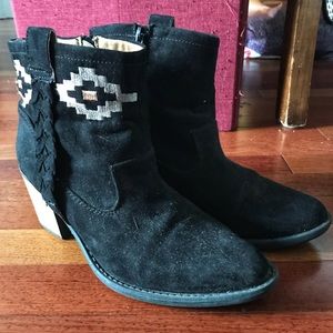 Black ankle boots